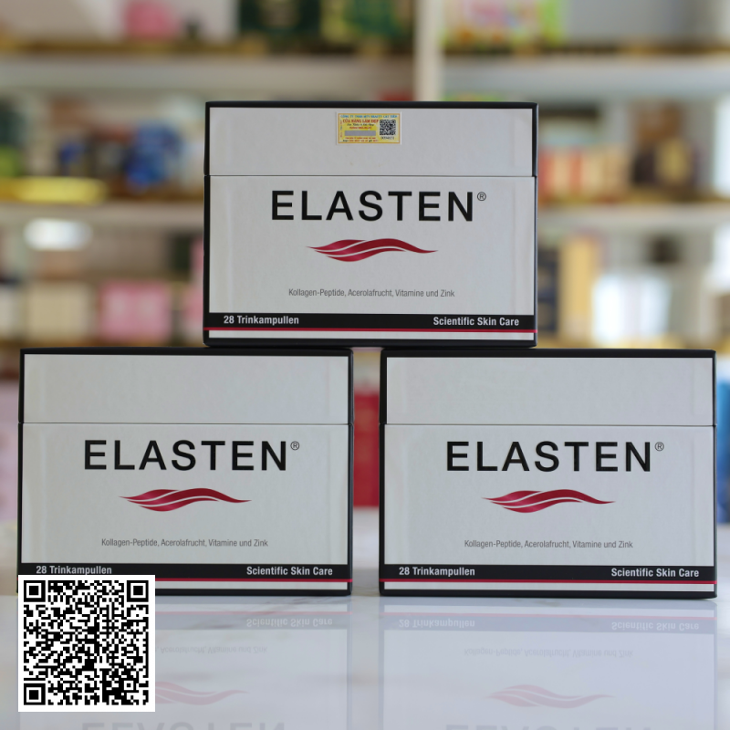 Liệu Trình Nước Uống Collagen Hỗ Trợ Ngừa Lão Hóa Elasten Scientific Skin Care Từ Đức 