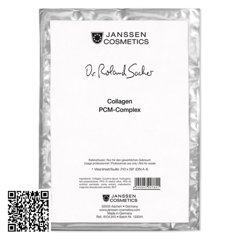 Mặt Nạ Collagen Hỗ Trợ Ngừa Lão Hóa Janssen Collagen Fleece Mask PCM-Complex