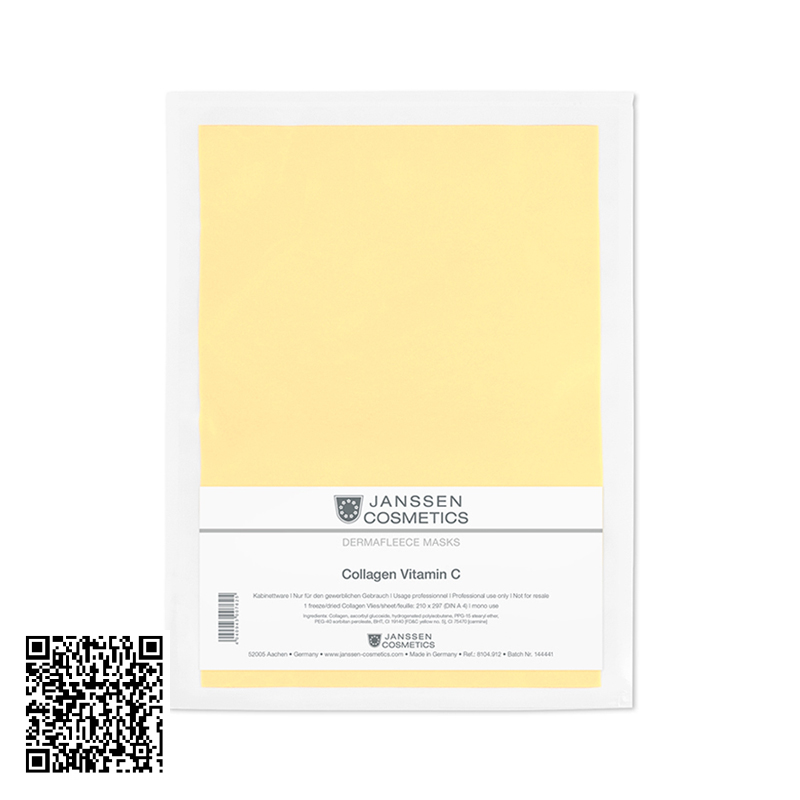 Mặt Nạ Collagen Vitamin C Cho Da Lão Hóa Janssen Dermafleece Masks Collagen Vitamin C