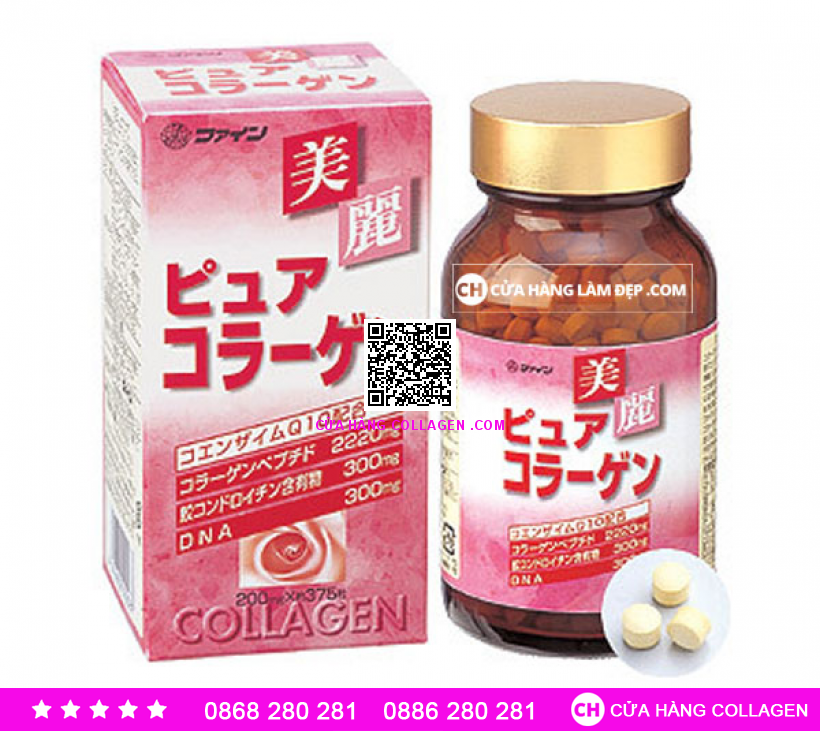 Fine Pure Collagen - Bí Quyết Sống Lâu Của Người Nhật