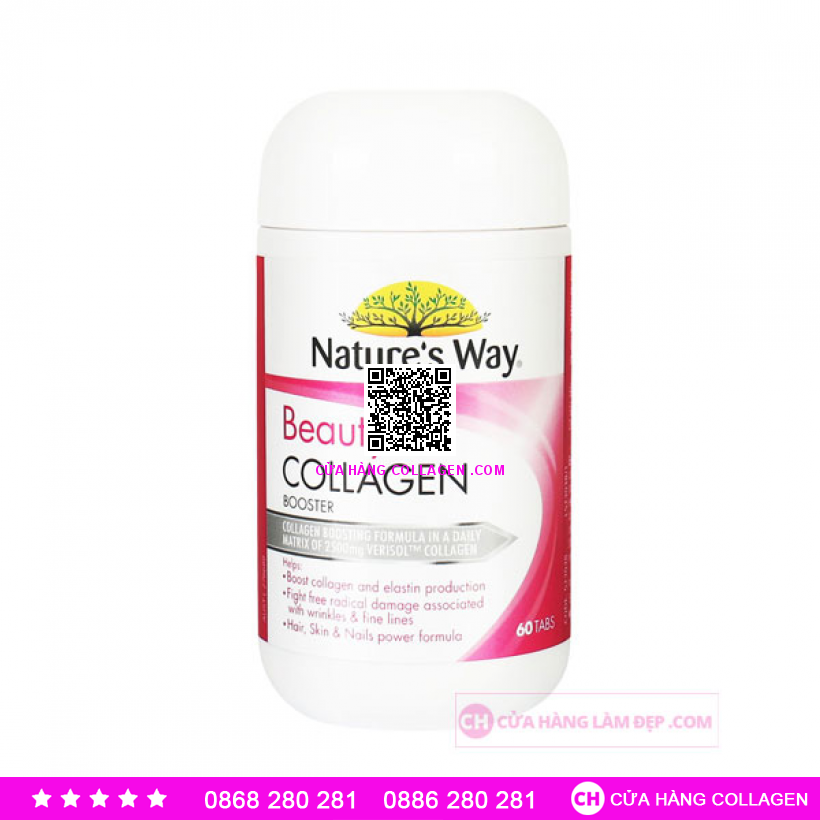 Viên Uống Collagen Natures Way Beauty Collagen Của Úc